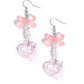 Feminine Freefall - Pink Earring