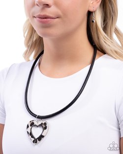 Ferocious Flirt - Black Necklace