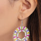 Ferris Wheel Finale - White Earring