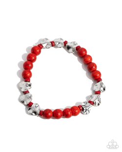 Festival Fling - Red Bracelet