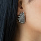Fiercely Fanned Out - Silver Earring