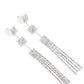 Fiercely Free-Falling - White Earring