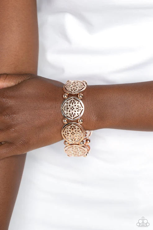 Filigree Fanfare - Rose Gold Bracelet