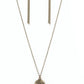 Find Joy - Brass Necklace