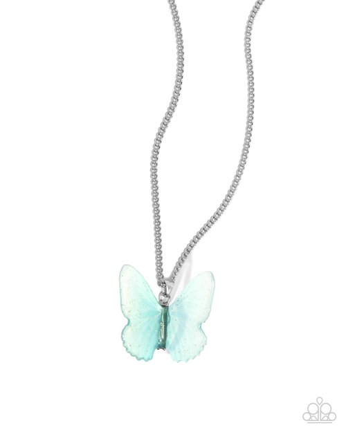 Fine Flight - Blue Necklace and Free-Spirited Flight - Blue Ring - Complete Look