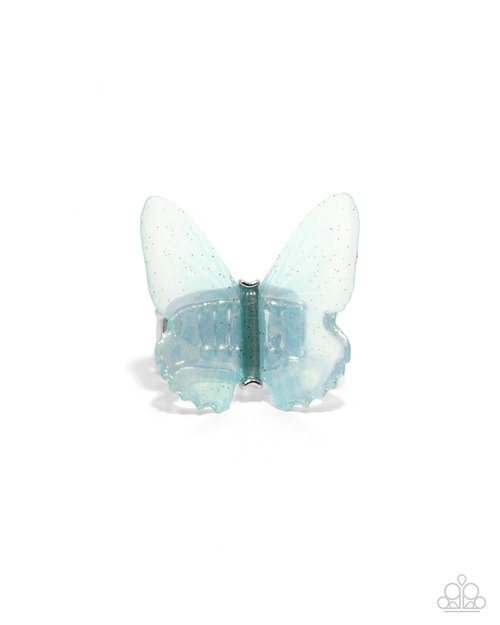 Fine Flight - Blue Necklace and Free-Spirited Flight - Blue Ring - Complete Look