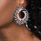 Firework Fanfare - Blue Earring