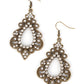 Fit for a DIVA - Brass Earring