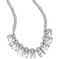 Fitted Fantasy - White Necklace