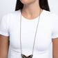 Flawless Flight - Brass Necklace