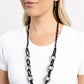 Flickering Fact - Black Necklace