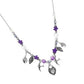 Flight of the Sparrow - Purple Necklace