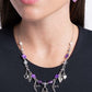 Flight of the Sparrow - Purple Necklace