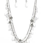 Flirty Flood - White Necklace