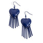 Flirty Fringe - Blue Earring