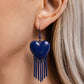 Flirty Fringe - Blue Earring