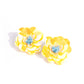 Floating Florals - Yellow Earring