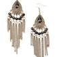 Floating on HEIR - Brass Earring