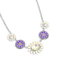 Floral Facade - Yellow Necklace