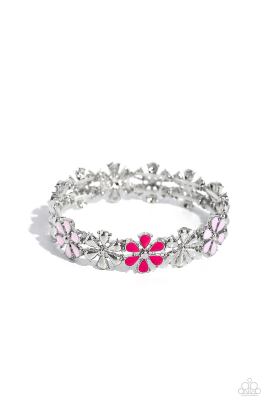 Floral Fair - Pink Bracelet