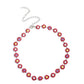 Floral Falsetto - Red Necklace