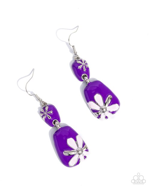 Floral Familia - Purple Earring