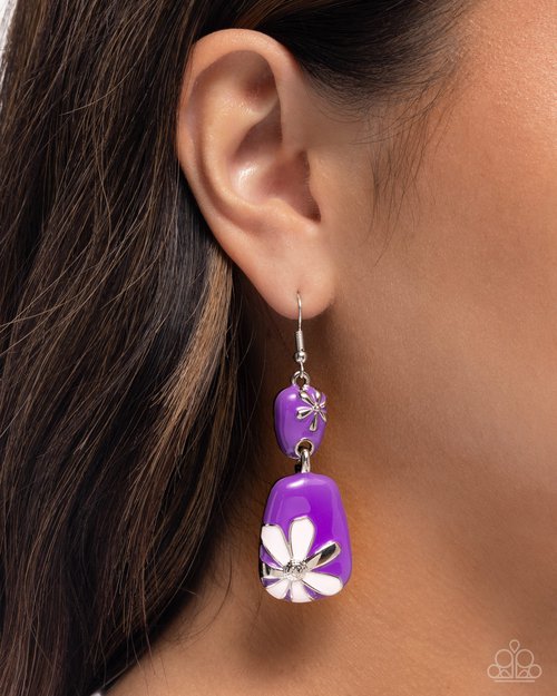 Floral Familia - Purple Earring