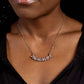 Floral Fanfare - Orange Necklace