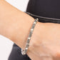 Floral Fast Lane - White Bracelet