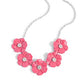 Floral Favor  - Pink Necklace