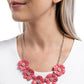 Floral Favor  - Pink Necklace