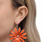 Floral Feeling - Orange Earring