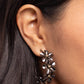 Floral Flamenco - Black Earring