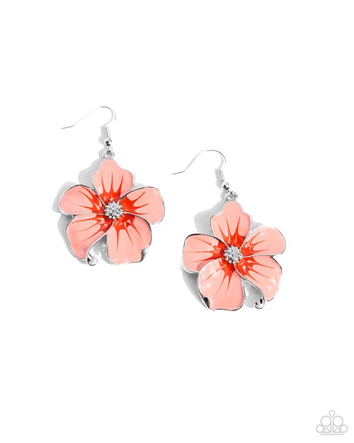 Floral Flavor - Orange Earring