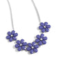 Floral Fun - Blue Necklace