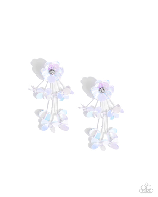 Floral Future - White Earring