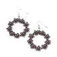 Floral Halos - Pink Earring