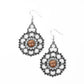 Floral Renaissance - Orange Earring