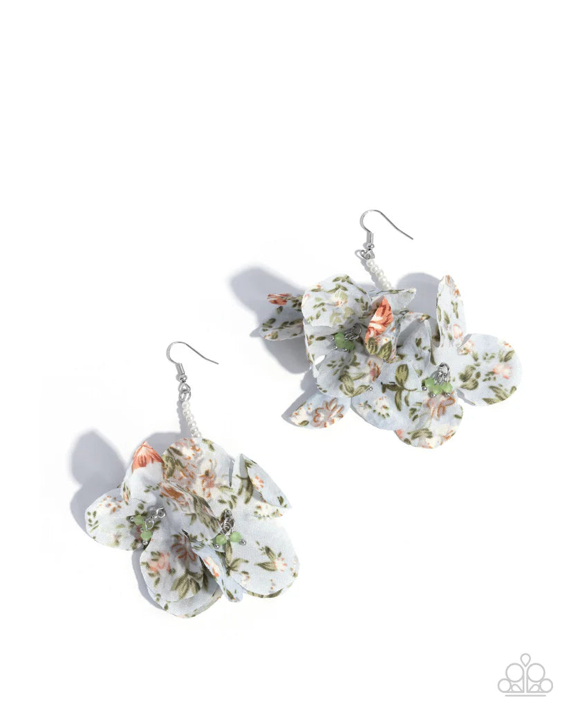 Flourishing Fantasia - Blue Earring