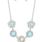 Flower Crown - Blue Necklace