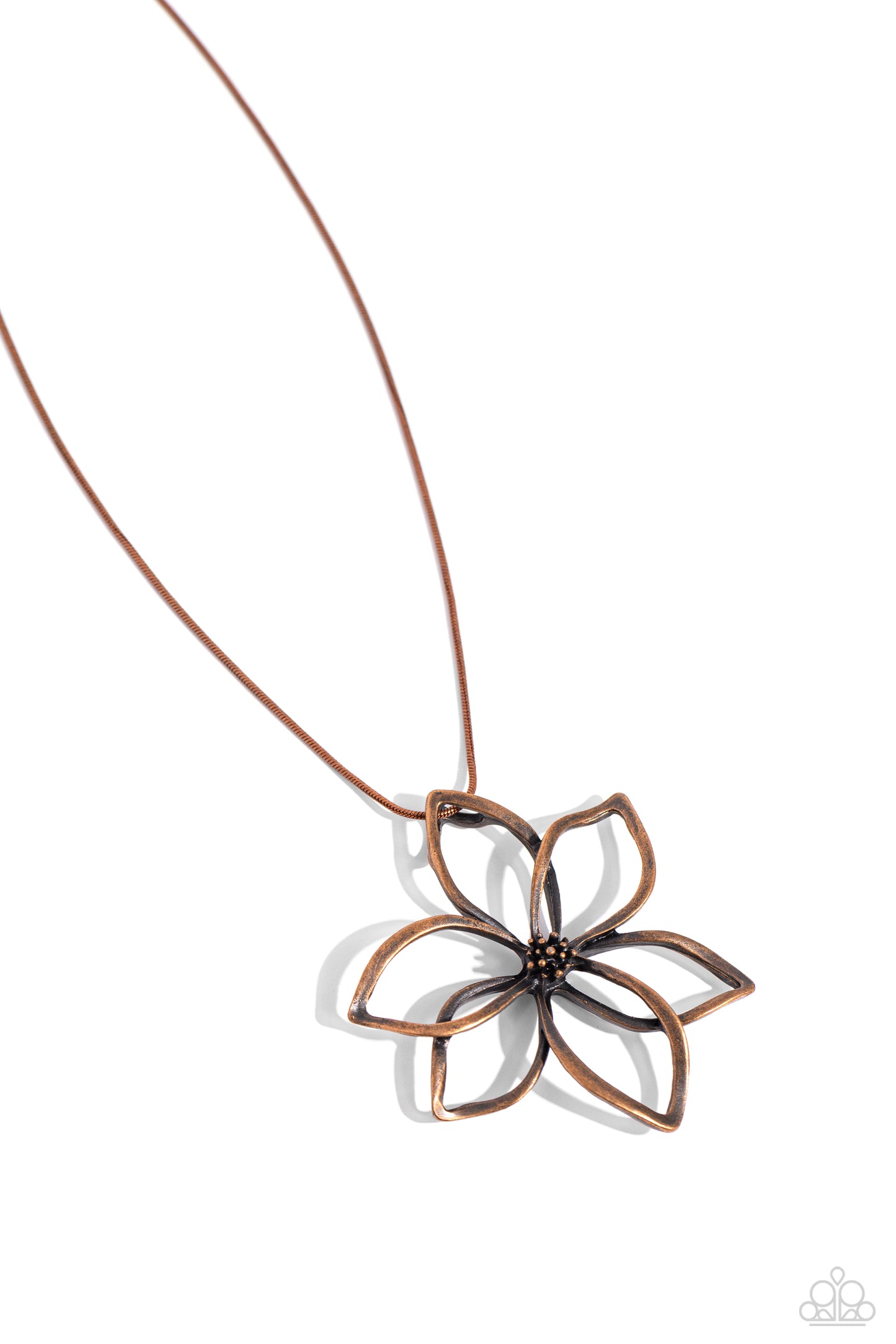 Flowering Fame - Copper Necklace