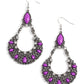 Fluent in Florals - Purple Earring