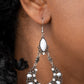 Fluent in Florals - White Earring