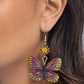 Fluttering Feature - Pink Earring