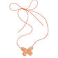 Fluttering Fervor - Orange Necklace