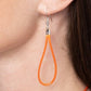 Fluttering Fervor - Orange Necklace