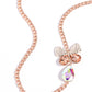 Fluttering Finesse - Rose Gold Necklace