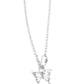 Fluttering Fuel - Silver Necklace