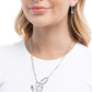 Fluttering Fuel - Silver Necklace