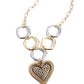 Focused Affection - Gold Necklace